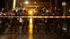 A police cordon A police cordon