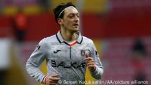 KAYSERI, TURKIYE - FEBRUARY 2: Mesut Ozil (10) of Medipol Basaksehir reacts during Turkish Super Lig week 22 match between Yukatel Kayserispor and Medipol Basaksehir at RHG Enerturk Enerji Stadium in Kayseri, Turkiye on February 2, 2023. Sercan Kucuksahin / Anadolu Agency