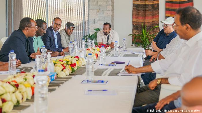 Äthiopien Premierminister Treffen mit Führern von Tigray