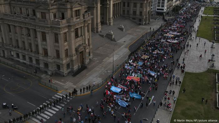 Peru Lima Proteste gegen Regierung