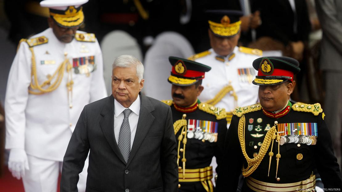 Ranil Wickremesinghe at Sri Lanka's 75th independence day