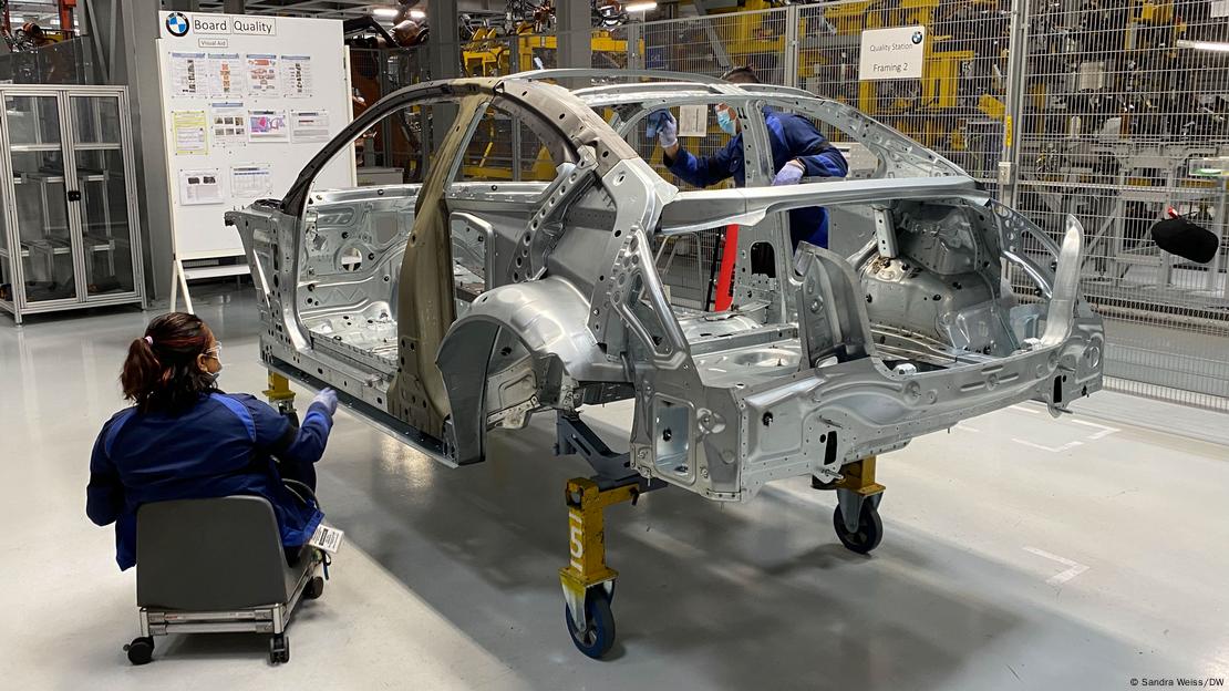 Montage im BMW-Autowerk in San Luis Potosí, Mexiko