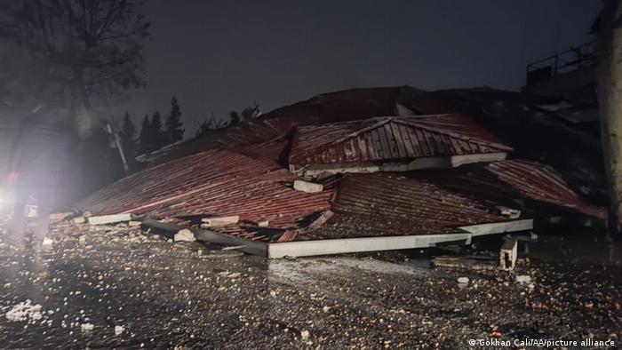 Edificio destruido en Kahramanmaras 