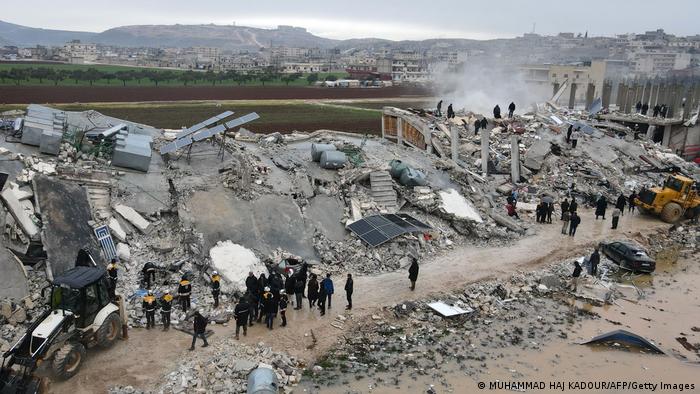 Schwere Erdbeben in Syrien und der Türkei