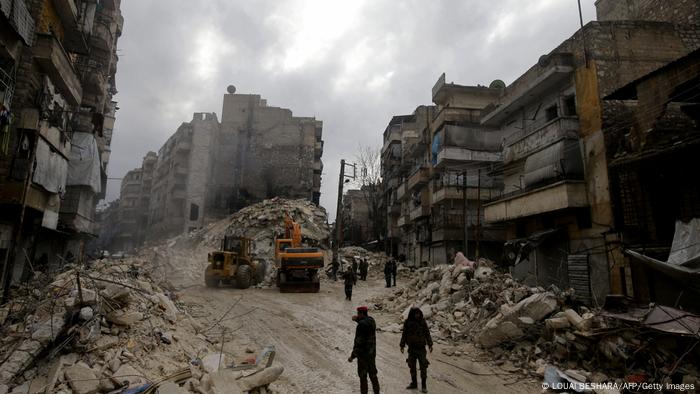 La ciudad de Alepo, en Siria, parece un escenario de guerra (06.02.2023)
