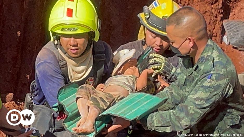 Kleinkind in Thailand aus tiefem Bohrloch gerettet