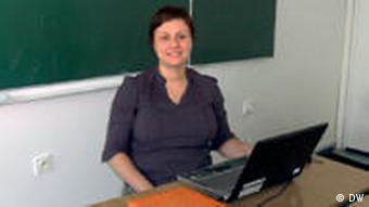 Katarzyna Gmaj, Migrationsexpertin am Zentrum für Internationale Beziehungen in Warschau (Foto: DW/Justyna Bronska)