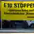 Aktivisti Greenpeacea s transparentom: "Stop gorivu E10"
