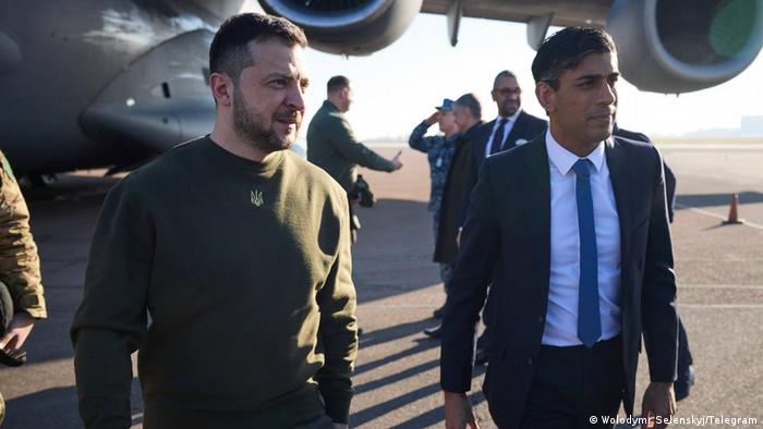 Βολοντίμιρ Ζελένσκι, Ρίσι Σούνακ