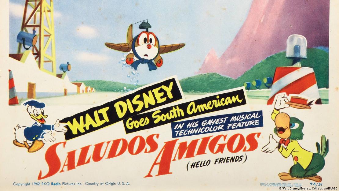 Saludos Amigos, filme de Walt Disney com o Pato Donald e Zé Carioca