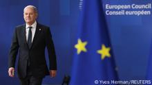 09.02.2023
German Chancellor Olaf Scholz attends European leaders summit in Brussels, Belgium February 9, 2023. REUTERS/Yves Herman