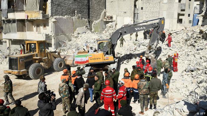 Erdbeben Syrien/Aleppo Rettungskräfte aus Iran