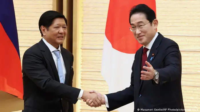 今年2月9日，菲律賓總統小馬科斯與日本首相岸田文雄在東京舉行兩國首腦會晤。
