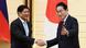 Philippines President Ferdinand Marcos shakes hands with Japanese President Fumio Kishida in Tokyo Philippines President Ferdinand Marcos shakes hands with Japanese President Fumio Kishida in Tokyo