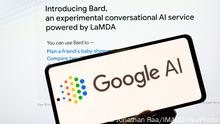 Google Bard Illustration Google Bard seen on Google blog post with Google logo on mobile. On 6 February 2023 in Brussels, Belgium. Photo illustration by Jonathan Raa/NurPhoto Brussels Belgium PUBLICATIONxNOTxINxFRA Copyright: xJonathanxRaax originalFilename: raa-googleba230206_np6C8.jpg