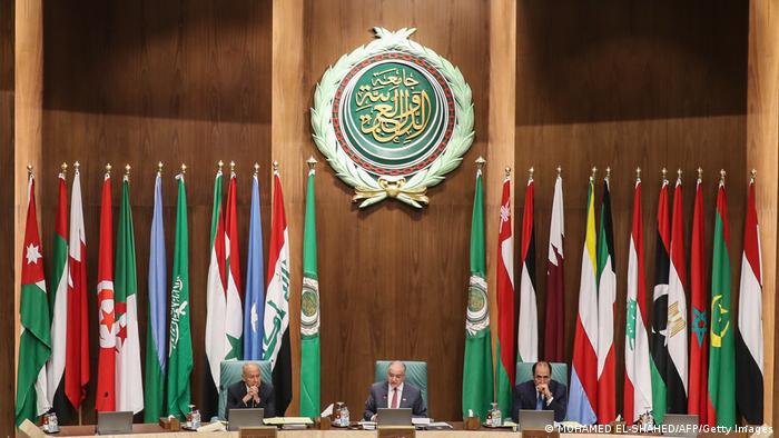 Sitzung der Arabischen Liga im März 2020 in Kairo