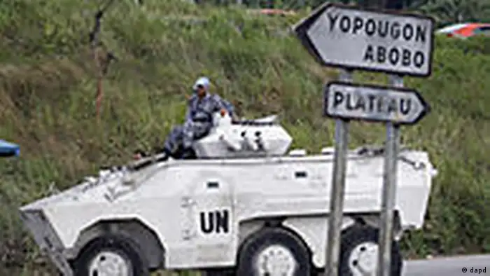 Elfenbeinküste UNO Truppen in Abidjan (dapd)