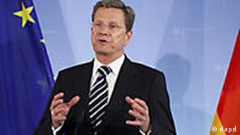 German Foreign Minister Guido Westerwelle