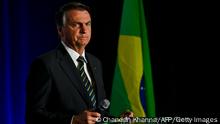03.02.2023
Former Brazilian President Jair Bolsonaro speaks during a Power of the People Rally at Trump National Doral resort in Miami, Florida, on February 3, 2023. (Photo by CHANDAN KHANNA / AFP) (Photo by CHANDAN KHANNA/AFP via Getty Images)