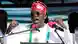 Nigeria's president-elect Bola Ahmed Tinubu speaks during a campaign