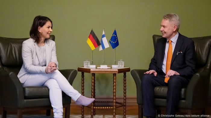 Finnland Besuch Außenministerin Baerbock in Helsinki Finnland Besuch Außenministerin Baerbock in Helsinki