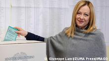 February 12, 2023, Rome, Italia: Italian Prime Minister Giorgia Meloni casts her ballot at a polling station during the regional elections, in Rome, Italy, 12 February 2023. On 12 and 13 February, the citizens of Lombardy and Lazio vote for the renewal of the regional councils and choose the new presidents of the region.ANSA/GIUSEPPE LAMI Rome Italia PUBLICATIONxINxGERxSUIxAUTxONLY - ZUMAa110 20230212_zaf_a110_140 Copyright: xGiuseppexLamix