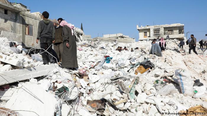 Noreste de Siria, devastado tras el terremoto.