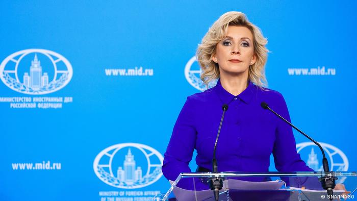 Die Sprecherin des russischen Außenministeriums, Maria Sacharowa