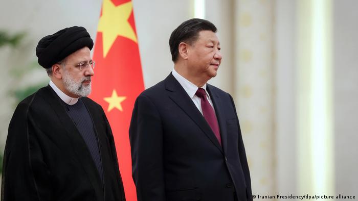 圖為伊朗總統萊西於2月14日訪華，在北京和習近平見面。