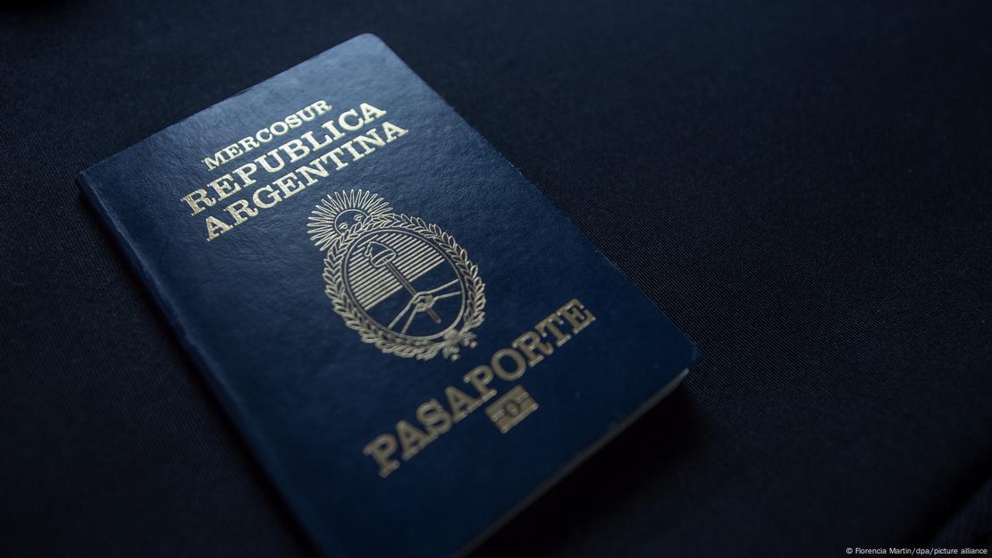 Capa de passaporte argentino