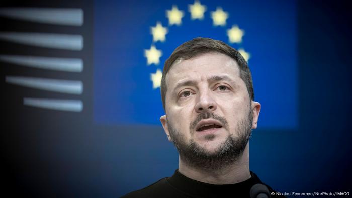 Belgien EU und Präsident Selenskyj auf dem EU-Gipfel in Brüssel