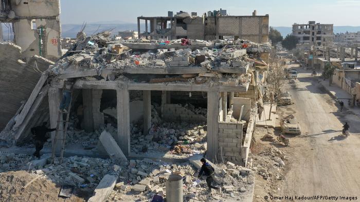 Syrien Dschindires | Zerstörung nach Erdbeben