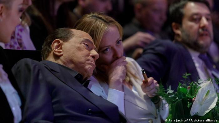 Italien Mailand | Silvio Berlusconi & Giorgia Meloni