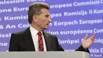 Günther Oettinger EU-Kommissar Energie Brüssel Atomkraft