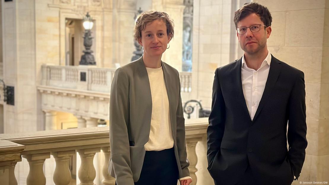 Lawyers Lea Beckmann and Matthias Lehnert