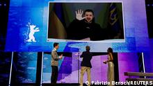 Selenskyj zieht zur Berlinale-Eröffnung Parallelen zur Berliner Mauer