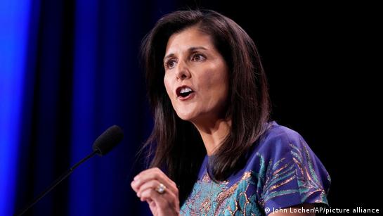 US: What does Trump's first opponent Nikki Haley stand for? – DW – 02 ...