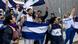 Manifestantes de la oposición nicaragüense, en Costa Rica. Manifestantes de la oposición nicaragüense, en Costa Rica.