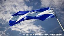 Beautiful national state flag of Honduras fluttering at sky background. Low angle close-up Honduras flag 3D artwork.