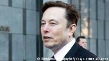 Elon Musk, aufgenommen in San Francisco am 24. Januar 2023. Twitter-Besitzer Elon Musk lässt sich Zeit mit der versprochenen Übergabe des Chefpostens bei dem Online-Netzwerk. Er gehe davon aus, dass einen neuen Chef zum Jahresende zu finden ein guter Zeitpunkt wäre, sagte Musk in einem Video-Interview beim World Government Summit in Dubai. +++ dpa-Bildfunk +++