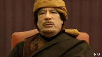 Libyens Machthaber Muammar al-Gaddafi (Foto: AP)