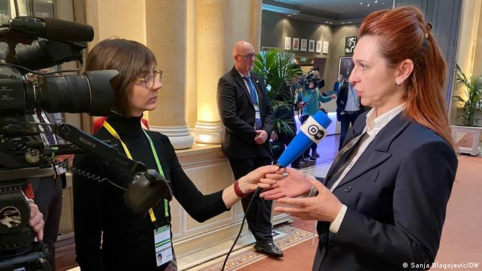 Münchner Sicherheitskonferenz MSC l DW Interview mit der Innenministerin der Republik Moldau Ana Revenco