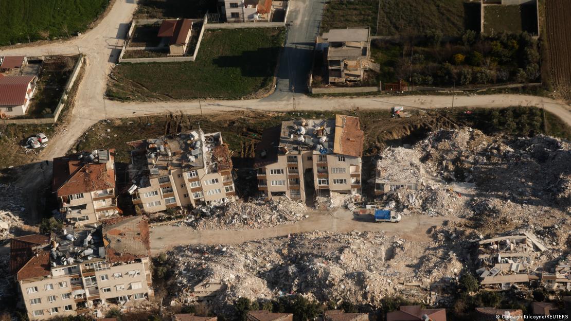 6 Şubat depremlerinde yıkılan binaların kuş bakışı görünümü - (19.02.2023) 6 Şubat depremlerinde yıkılan binaların kuş bakışı görünümü - (19.02.2023)