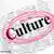 The word 'culture' circled