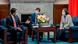 Taiwan's President Tsai Ing-wen at right speaks with California Rep. Ro Khanna during a meeting at the Presidential Office in Taipei, Taiwan Taiwan's President Tsai Ing-wen at right speaks with California Rep. Ro Khanna during a meeting at the Presidential Office in Taipei, Taiwan