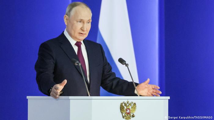 Putins jährliche Ansprache vor der Bundesversammlung in Moskau
