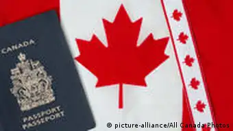 Kanada Pass Flagge