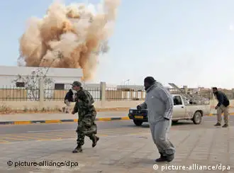 An airstrike in Libya