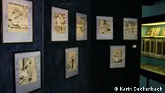 Historische Gemälde und Leporellos aus China im Berliner Erotik Museum