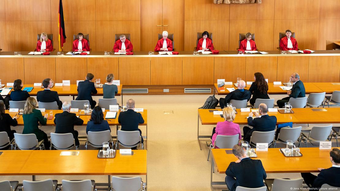 Membros do Tribunal Constitucional Federal da Alemanha reunidos